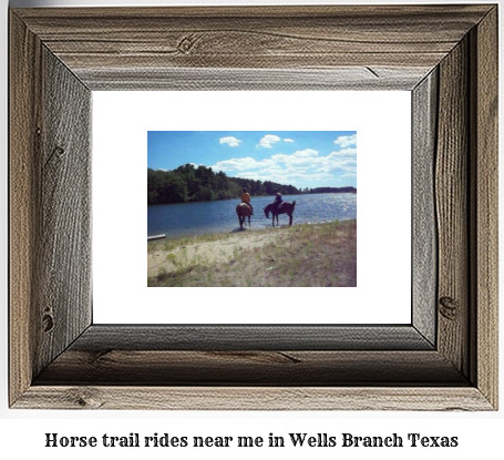 horse trail rides near me in Wells Branch, Texas